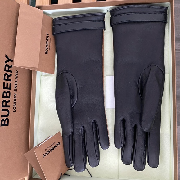Burberry Sabrina Gloves Birch Brown - Picture 5 of 9